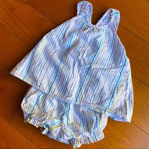 Hanna Andersson Girls Romper Set